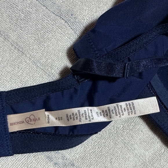 3/$20Women’s Navy Blue Lace Bra - Picture 4 of 7